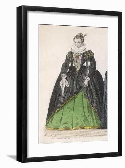 Frenchwoman 1590S-Marie Preval-Framed Art Print