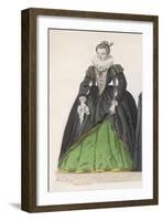 Frenchwoman 1590S-Marie Preval-Framed Art Print