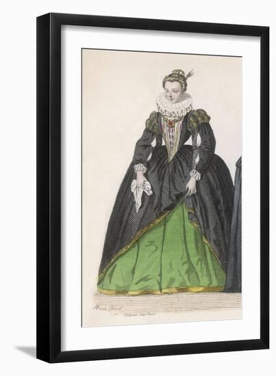 Frenchwoman 1590S-Marie Preval-Framed Art Print