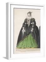 Frenchwoman 1590S-Marie Preval-Framed Art Print