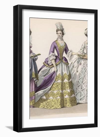 Frenchwoman 1694-null-Framed Art Print