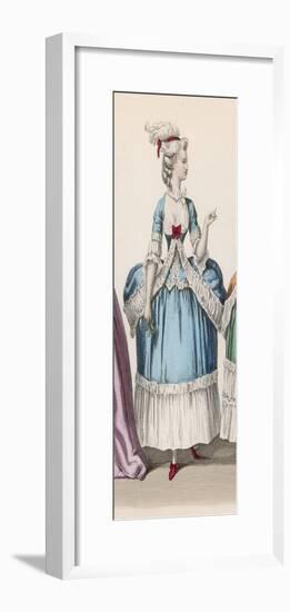 Frenchwoman 1780-null-Framed Art Print