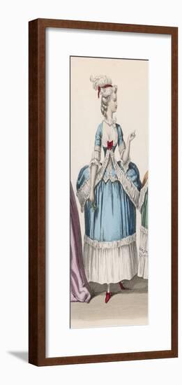 Frenchwoman 1780-null-Framed Art Print