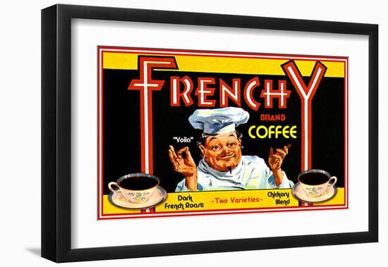 Frenchy Coffee-null-Framed Giclee Print