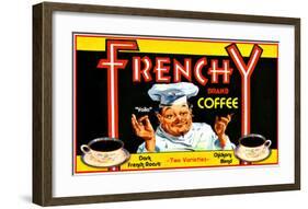 Frenchy Coffee-null-Framed Giclee Print