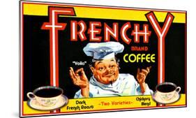 Frenchy Coffee-null-Mounted Giclee Print