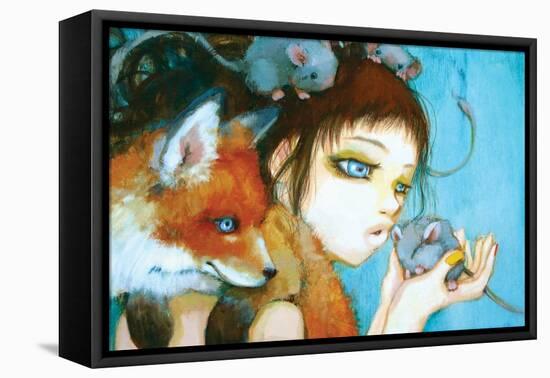 Frenemies-Camilla D'Errico-Framed Stretched Canvas
