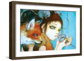 Frenemies-Camilla D'Errico-Framed Art Print