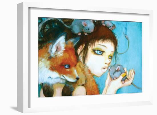 Frenemies-Camilla D'Errico-Framed Art Print