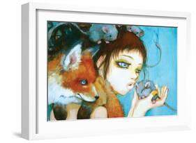 Frenemies-Camilla D'Errico-Framed Art Print