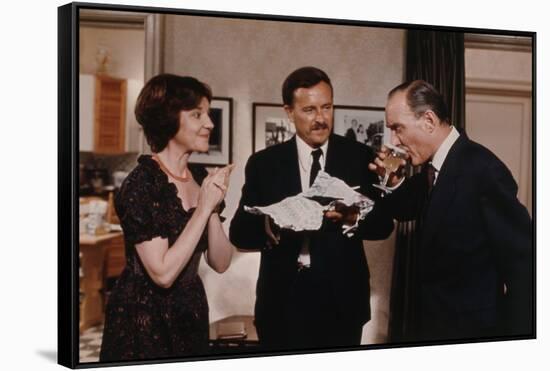 FRENZY, 1972 directed by ALFRED HITCHCOCK Anna Massey, Jon Finch and Alex Mc Cowen (photo)-null-Framed Stretched Canvas