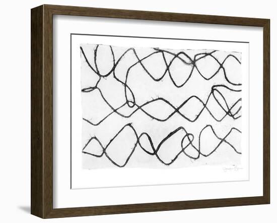 Frequency II-Jennifer Goldberger-Framed Art Print