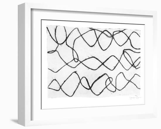 Frequency II-Jennifer Goldberger-Framed Art Print