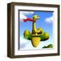 Frequent Flier No. 2-Chris Miles-Framed Art Print