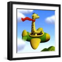 Frequent Flier No. 2-Chris Miles-Framed Art Print