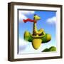 Frequent Flier No. 2-Chris Miles-Framed Art Print