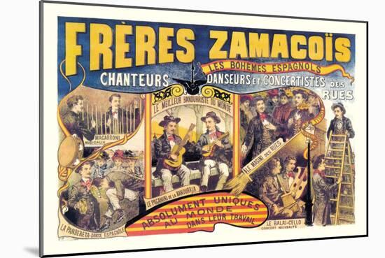 Freres Zamacois-null-Mounted Art Print