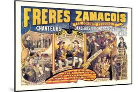 Freres Zamacois-null-Mounted Art Print