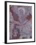 Fresco at Teotihuacan, Showing the Rain God Tlaloc, Palace of Tepantitla, Mexico-Richard Maschmeyer-Framed Photographic Print