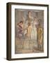 Fresco Depicting Admetus and Alcestis, from Basilica in Herculaneum, Campania-null-Framed Giclee Print