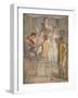 Fresco Depicting Admetus and Alcestis, from Basilica in Herculaneum, Campania-null-Framed Giclee Print