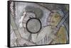 Fresco Depicting Army Accompanying King of Ceylon-null-Framed Stretched Canvas