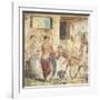 Fresco Depicting Centaur at Wedding of Pirithous and Hippodamia from Pompeii, Italy-null-Framed Giclee Print