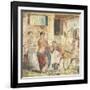 Fresco Depicting Centaur at Wedding of Pirithous and Hippodamia from Pompeii, Italy-null-Framed Giclee Print