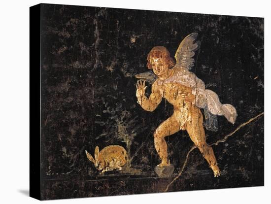 Fresco Depicting Cupid Chasing Hare, from Pompei, Italy-null-Stretched Canvas
