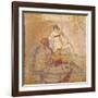 Fresco Depicting Erotic Subject, from Pompei, Italy-null-Framed Giclee Print