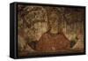 Fresco Depicting Face of Deceased Woman, Catacombs of San Gennaro, Naples, Campania, Italy-null-Framed Stretched Canvas