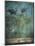 Fresco Depicting Garden with Fruit Trees and Birds-null-Mounted Giclee Print