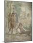 Fresco Depicting Hercules, Deianira and their Son Hyllus Crossing River Evenus, from Pompei-null-Mounted Giclee Print