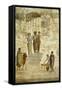 Fresco Depicting Jason and Pelias, from Pompeii-null-Framed Stretched Canvas