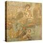 Fresco Depicting Orestes, Pylades, and Iphigenia, from House of Golden Cupids, Pompeii, Campania-null-Stretched Canvas