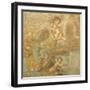 Fresco Depicting Orestes, Pylades, and Iphigenia, from House of Golden Cupids, Pompeii, Campania-null-Framed Giclee Print