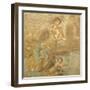 Fresco Depicting Orestes, Pylades, and Iphigenia, from House of Golden Cupids, Pompeii, Campania-null-Framed Premium Giclee Print