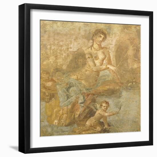 Fresco Depicting Orestes, Pylades, and Iphigenia, from House of Golden Cupids, Pompeii, Campania-null-Framed Premium Giclee Print