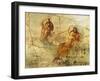 Fresco Depicting Poseidon and Amphitrite, from Pompei, Italy-null-Framed Giclee Print