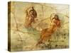 Fresco Depicting Poseidon and Amphitrite, from Pompei, Italy-null-Stretched Canvas