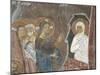 Fresco Depicting Resurrection of Lazarus, Early 12th Century-null-Mounted Giclee Print