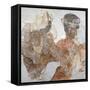 Fresco Depicting Sacrifice from Mari-null-Framed Stretched Canvas