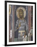 Fresco Depicting Saint John the Baptist (1332-33)-null-Framed Giclee Print