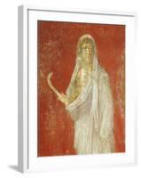 Fresco Depicting Saturn, from Pompei-null-Framed Giclee Print
