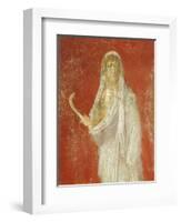 Fresco Depicting Saturn, from Pompei-null-Framed Giclee Print