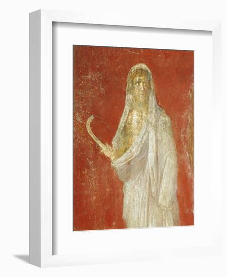 Fresco Depicting Saturn, from Pompei-null-Framed Giclee Print