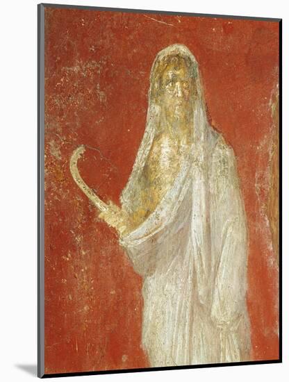 Fresco Depicting Saturn, from Pompei-null-Mounted Giclee Print