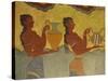 Fresco Detail, Knossos, Crete, Greece, Europe-Harding Robert-Stretched Canvas