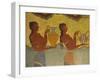 Fresco Detail, Knossos, Crete, Greece, Europe-Harding Robert-Framed Photographic Print