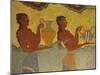 Fresco Detail, Knossos, Crete, Greece, Europe-Harding Robert-Mounted Photographic Print